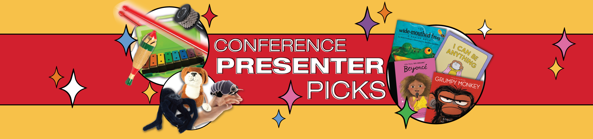 banner image with the text "Conference Presenter Picks"