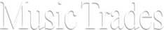 graphic, a image showing the text 'music trades'