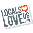 graphic, an image with the text 'Locals Love Us.com'