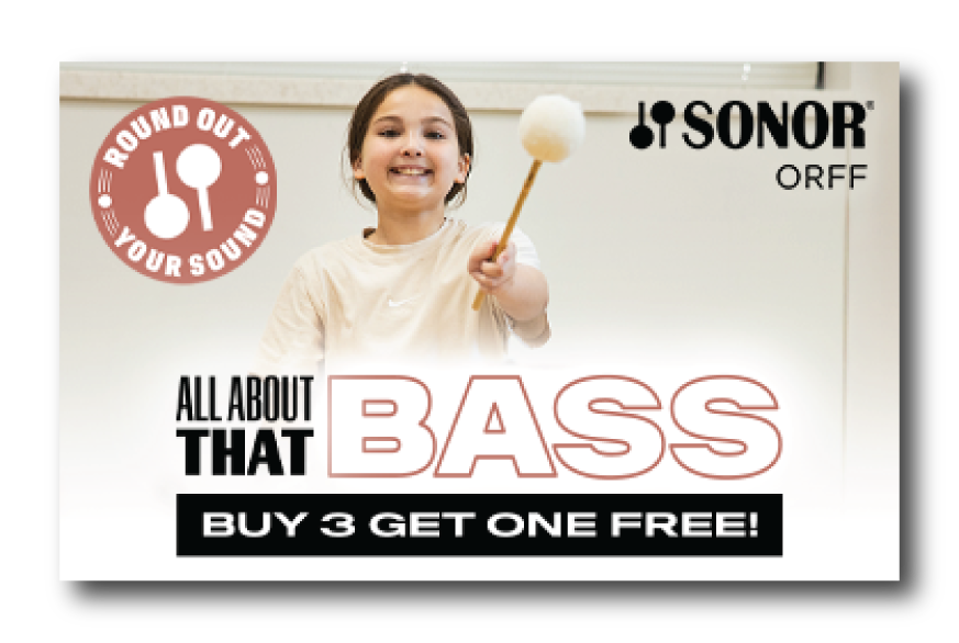 Banner image showing a child holding mallets with the text 