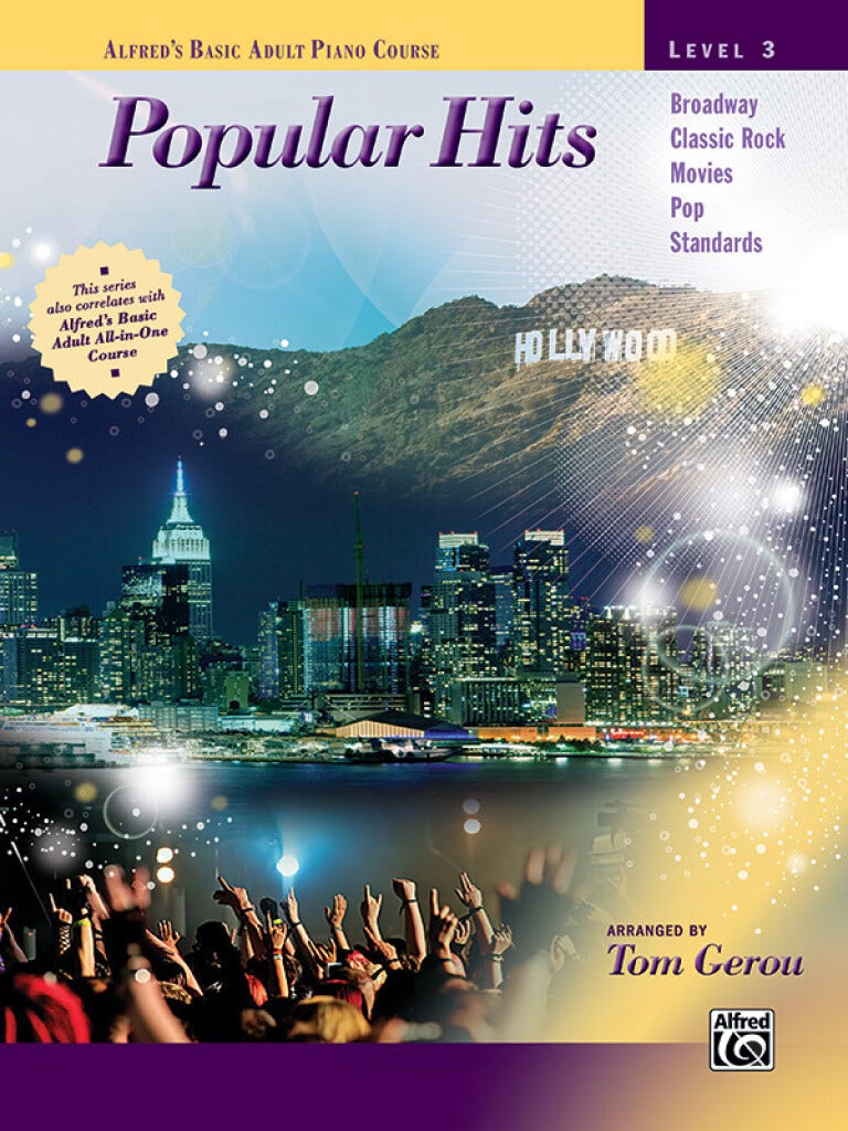 Alfred s Basic Adult Library Popular Hits Level 3 Book